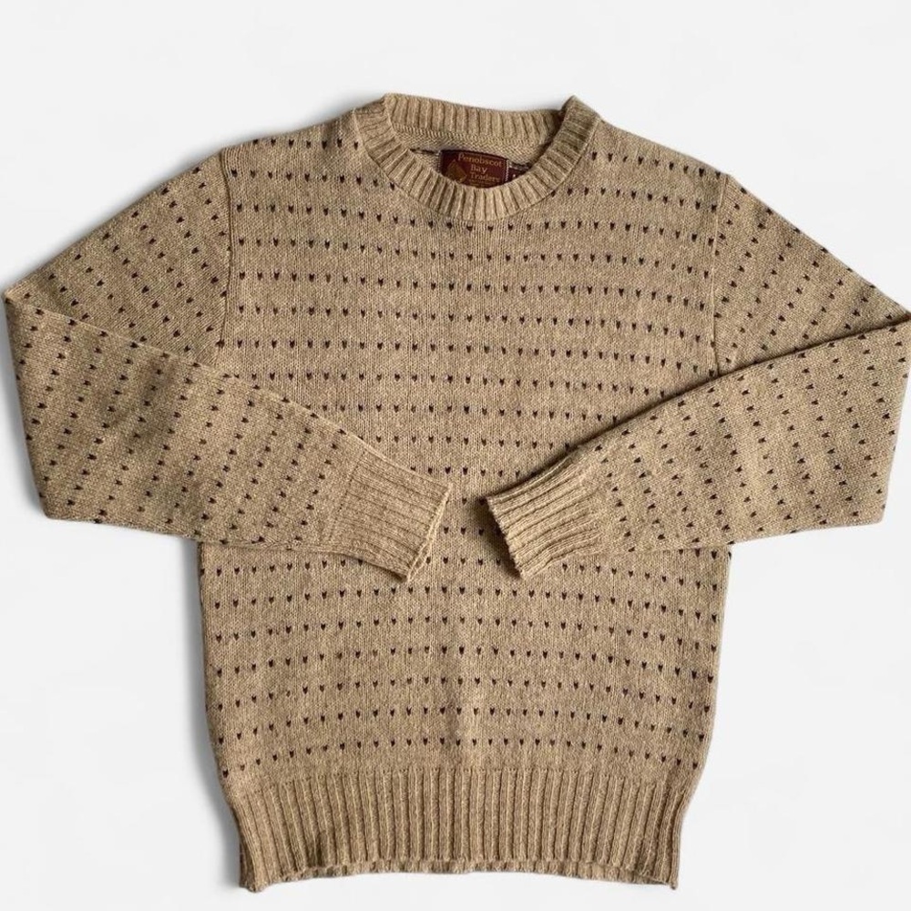 SOLDVintage tan grandpa sweaterSOLD